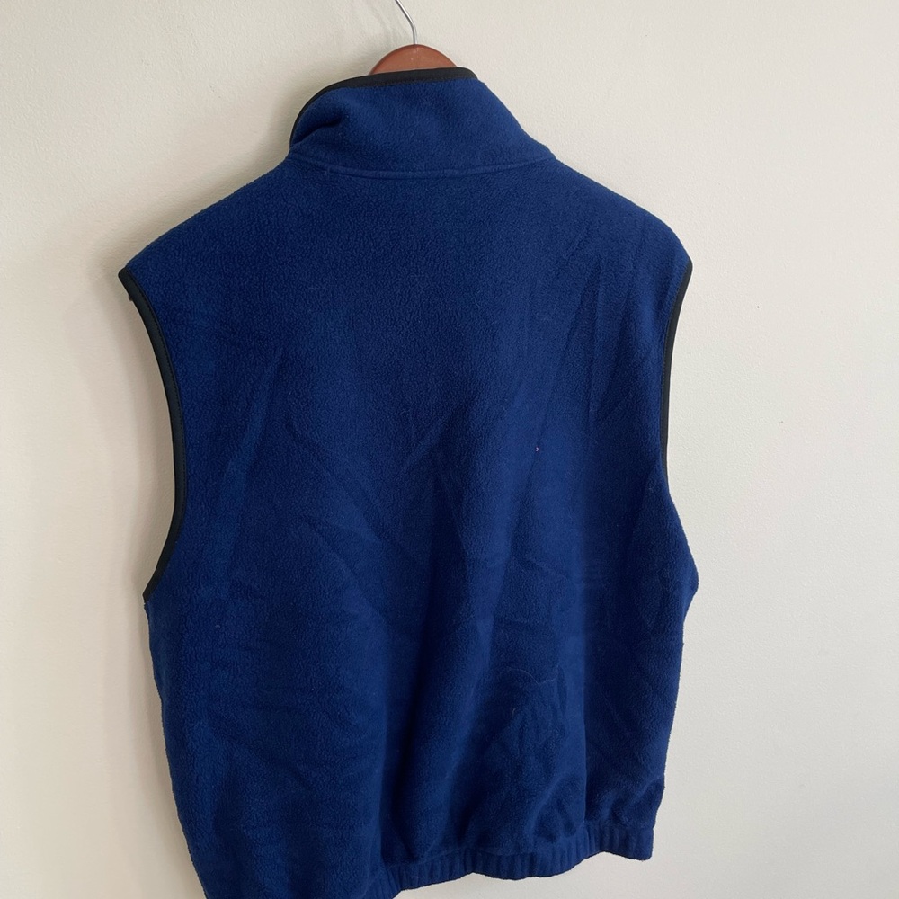 Eddie Bauer Men’s Blue Fleece Vest - Vintage size medium. EBTEK - Picture 7 of 7